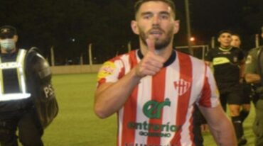 El misionero Pablo Stupiski es la carta de gol en Atlético Paraná. Gentileza Federico Loose