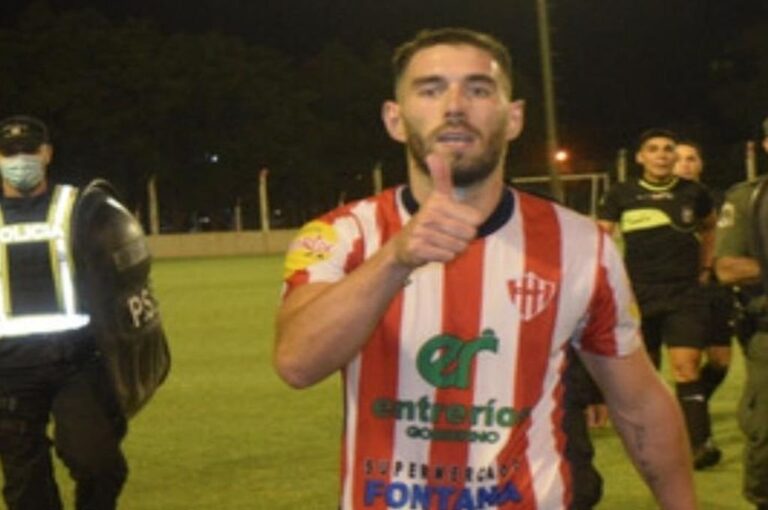 El misionero Pablo Stupiski es la carta de gol en Atlético Paraná. Gentileza Federico Loose