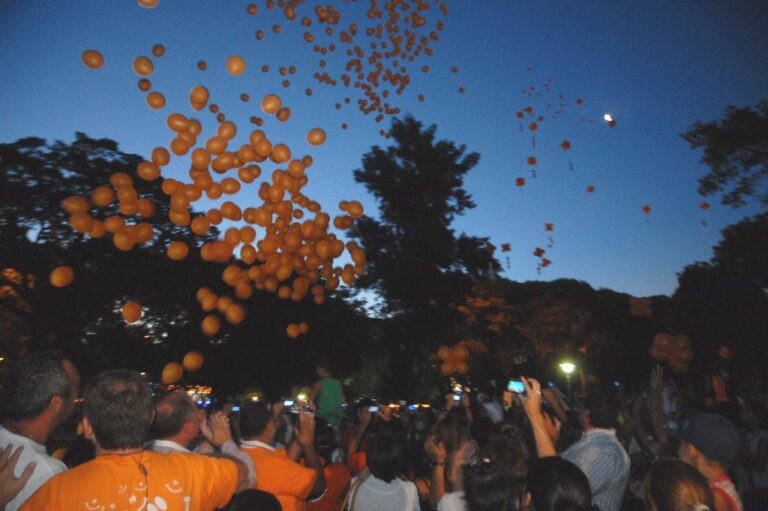 Una de las tantas actividades de concientización que realiza