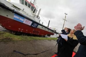 La presentación se realizó en el astillero Neptune Marine