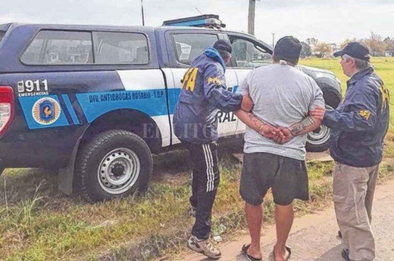 El momento en el que había sido detenido Cristian 'Negro' González Gentileza
