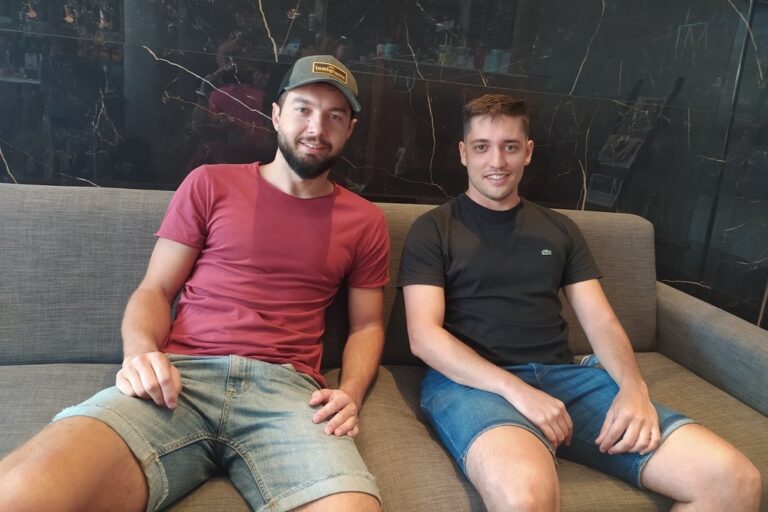 Agustín Pongolini (izquierda) y Gonzalo Molinari (derecha)