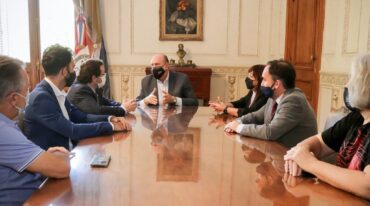 El encuentro tuvo lugar en el marco de la visita del funcionario nacional a la provincia para brindar detalles del Censo 2022 de la República Argentina