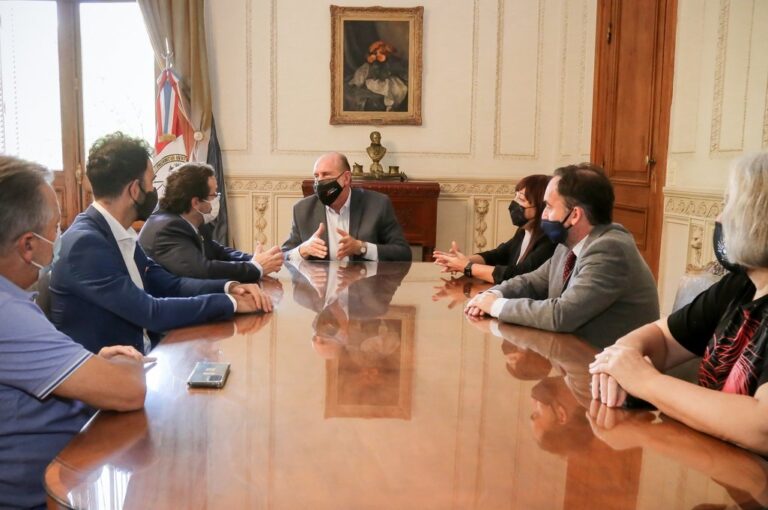 El encuentro tuvo lugar en el marco de la visita del funcionario nacional a la provincia para brindar detalles del Censo 2022 de la República Argentina