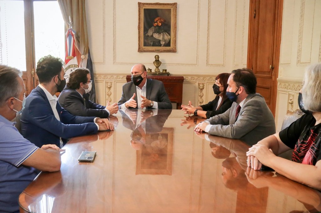 El encuentro tuvo lugar en el marco de la visita del funcionario nacional a la provincia para brindar detalles del Censo 2022 de la República Argentina