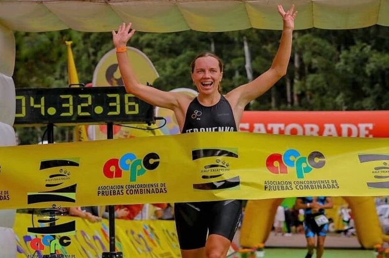 La ucraniana que jerarquizó al triatlón en Entre Ríos. En 2019