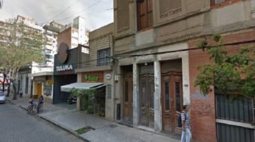 La cuadra donde se produjo el crimen. Google Street View.