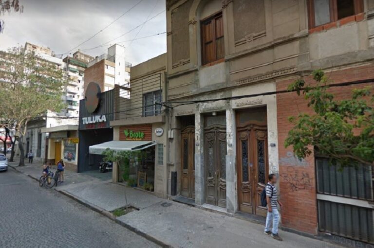 La cuadra donde se produjo el crimen. Google Street View.