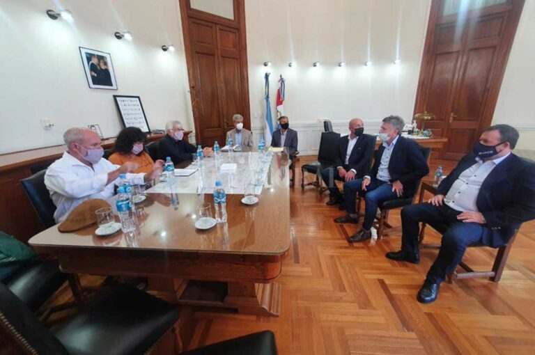 Imagen de la última reunión paritaria