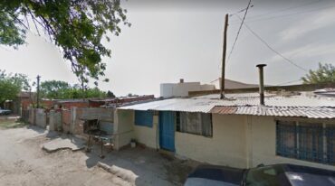 Mansilla había sido baleada en la puerta de su casa de pasaje Franco al 1.800. Google Street View.