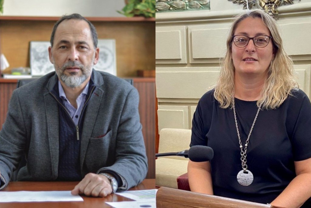 Oscar Broggi y Silvia Ciancio. Mirador Provincial.