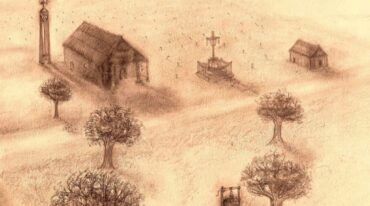 Plano de La Matanza con la capilla incluida.