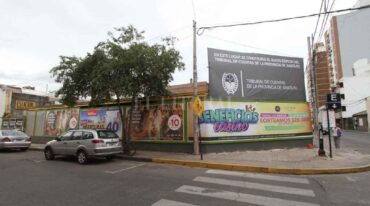 El sitio donde se levantará el edificio del Tribunal de Cuentas en el corazón de la zona sur de la ciudad.   Manuel Fabatía
