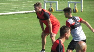 Facundo Sava quiere mejorar diferentes aspectos con vistas al cotejo con Unión en Paraná.  Gabriel Obelar