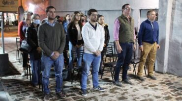 El acto en La Paz contó con la presencia del intendente Sarubi.