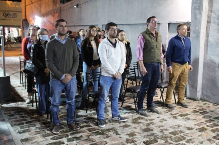 El acto en La Paz contó con la presencia del intendente Sarubi.