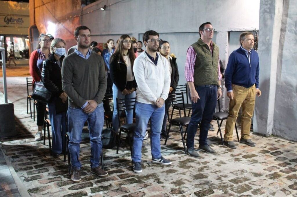 El acto en La Paz contó con la presencia del intendente Sarubi.
