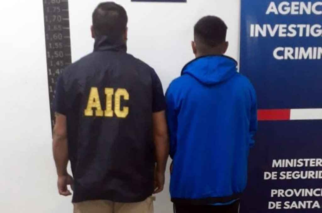 El momento de la detención del acusado. Gentileza