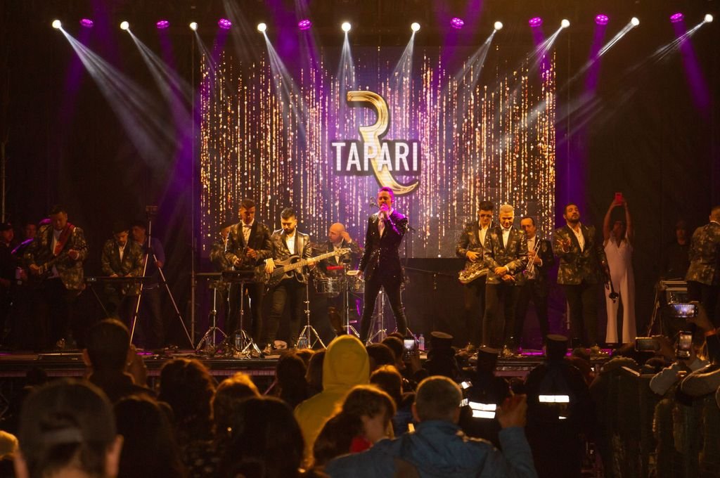 Rodrigo Tapari fue la figura convocante en los festejos de San Gustavo.