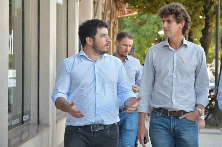 Leonel Chiarella y Martín Lousteau. Archivo.