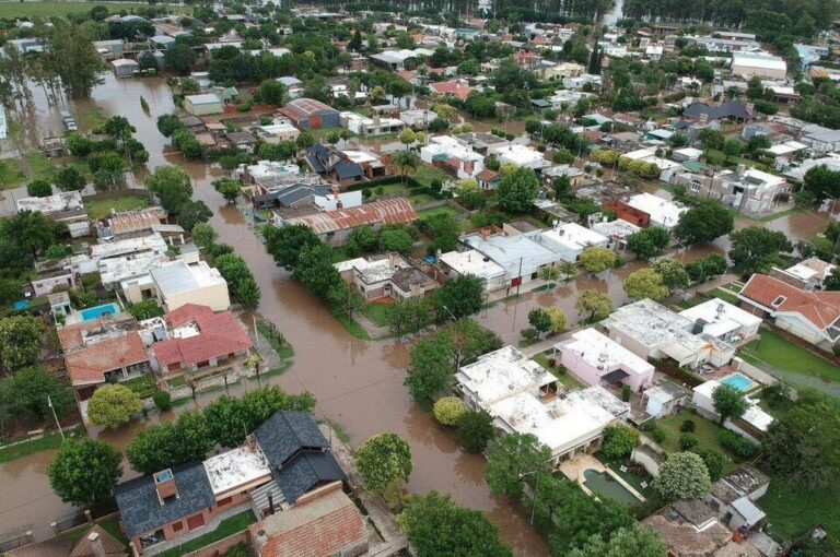 La localidad sufrió inundaciones en los últimos años. Archivo.