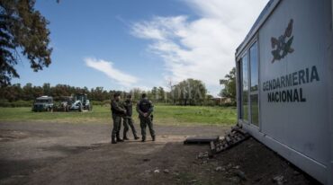Así luce hoy la zona de ingreso al futuro destacamento de Gendarmería en Rosario.    Marcelo Manera
