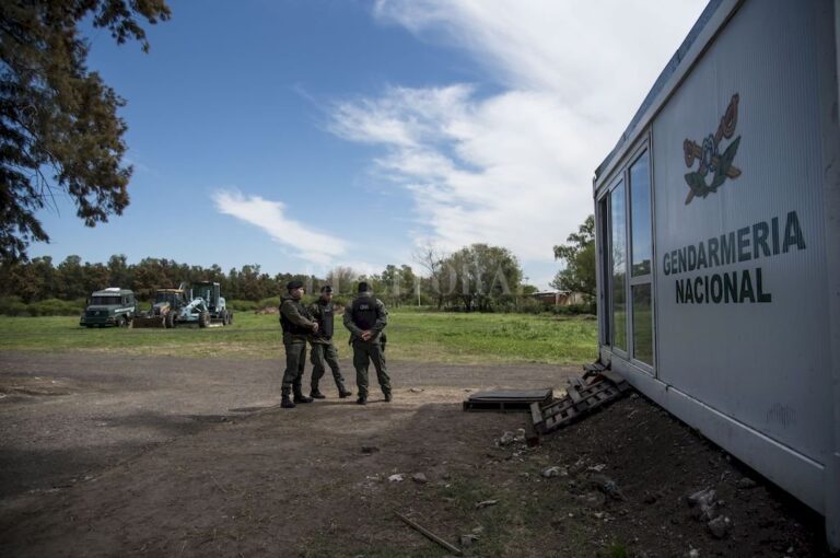 Así luce hoy la zona de ingreso al futuro destacamento de Gendarmería en Rosario.    Marcelo Manera
