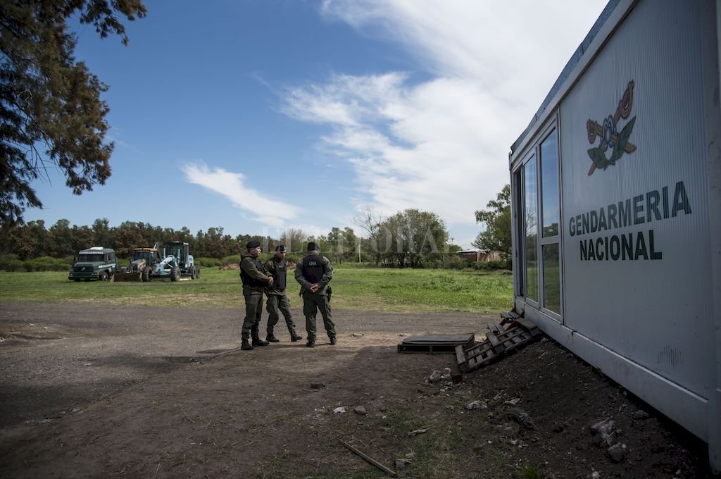 Así luce hoy la zona de ingreso al futuro destacamento de Gendarmería en Rosario.    Marcelo Manera
