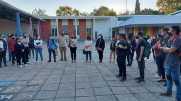 Las autoridades provinciales dieron inicio al ciclo lectivo 2022 del nivel superior con "presencialidad plena". Gentileza.
