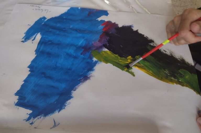 La imagen es parte de relatos de las primeras instancias de trabajo del taller de recientemente inició