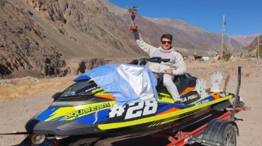 El paranaense Emanuel Pross atravesó la cordillera de Los Andes para traerse consigo a Entre Ríos