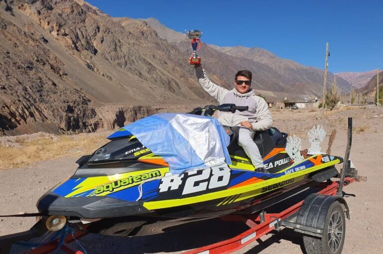 El paranaense Emanuel Pross atravesó la cordillera de Los Andes para traerse consigo a Entre Ríos