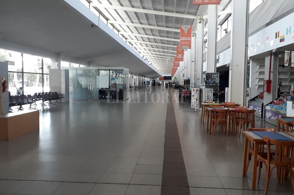 Estación de Ómnibus Mariano Moreno. Archivo El Litoral.