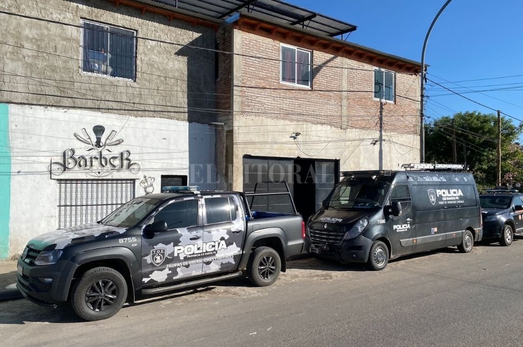 El frente del domicilio donde detuvieron a Cantero. Marcelo Manera
