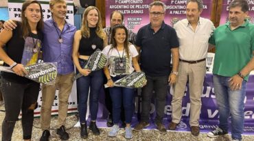 Las pelotaris entrerrianas obtuvieron la medalla de bronce.