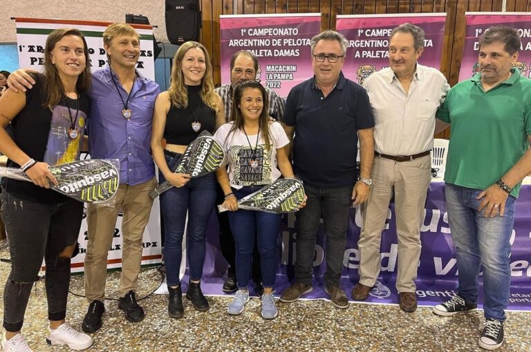 Las pelotaris entrerrianas obtuvieron la medalla de bronce.