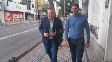 Michlig y el diputado Maximiliano Pullaro