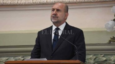 El gobernador optó por dirigir fuertes reproches al gobierno nacional al hablar de la inseguridad. Seguridad fue tópico más breve pero también el más contundente. Flavio Raina