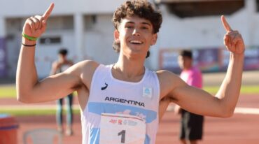 Dos medallas de oro le dio Tomás Mondino a Argentina. Gentileza: prensa COA.