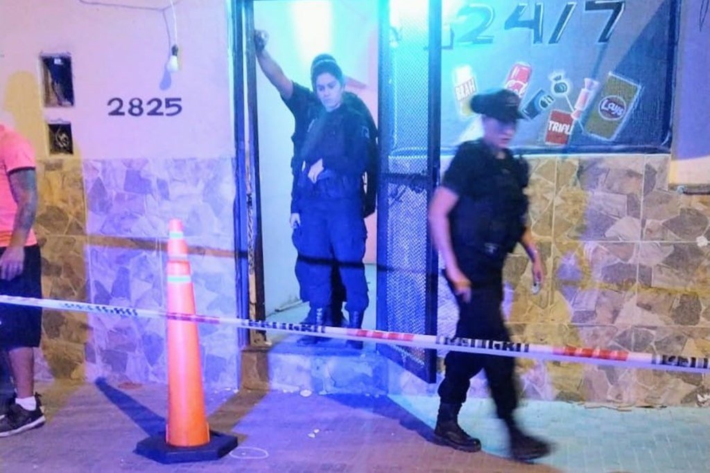 Uno de los homicidios se produjo en Biedma al 2.800. Gentileza.