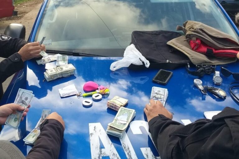 La Policía de la Provincia logró atrapar a los ladrones. Gentileza.