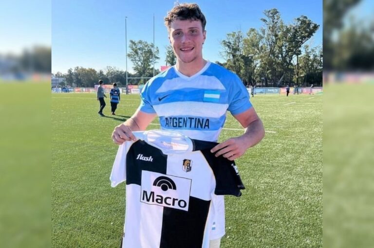 El paranaense Franco Rossetto festejó el domingo pasado la medalla dorada con el seleccionado argentino juvenil en los Juegos Suramericanos de la Juventud y no olvidó sus raíces.