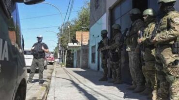 El allanamiento se realizó el jueves 28 de abril. Gentileza