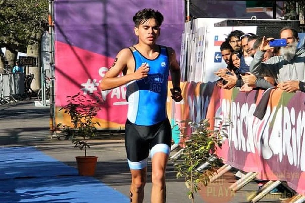 Luca Castella en los Juegos Suramericanos Juveniles