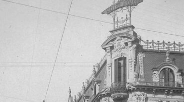 El viejo hotel Roma en una foto antigua. Gentileza.