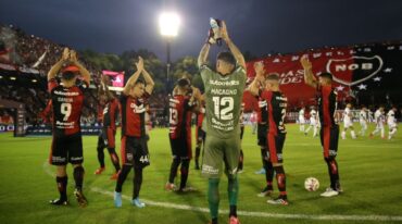 Macagno vuelve al arco. Gentileza: prensa Newell's Old Boys.
