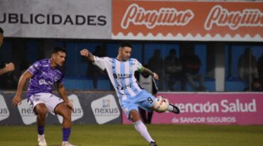 Bieler anotó el gol del empate local. Gentileza: prensa Atlético de Rafaela.