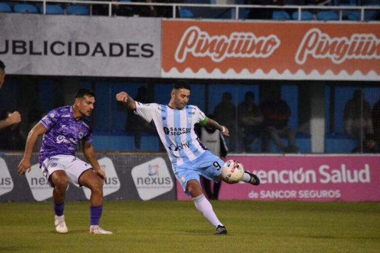 Bieler anotó el gol del empate local. Gentileza: prensa Atlético de Rafaela.