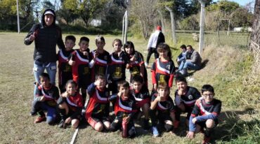 Los peques de Defensores del Chapu y la ansiedad de jugar su torneo.