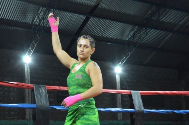 Cinthia González protagonizará la pelea de fondo en Universitario. FOTO: Gentileza Marcelo Fornari